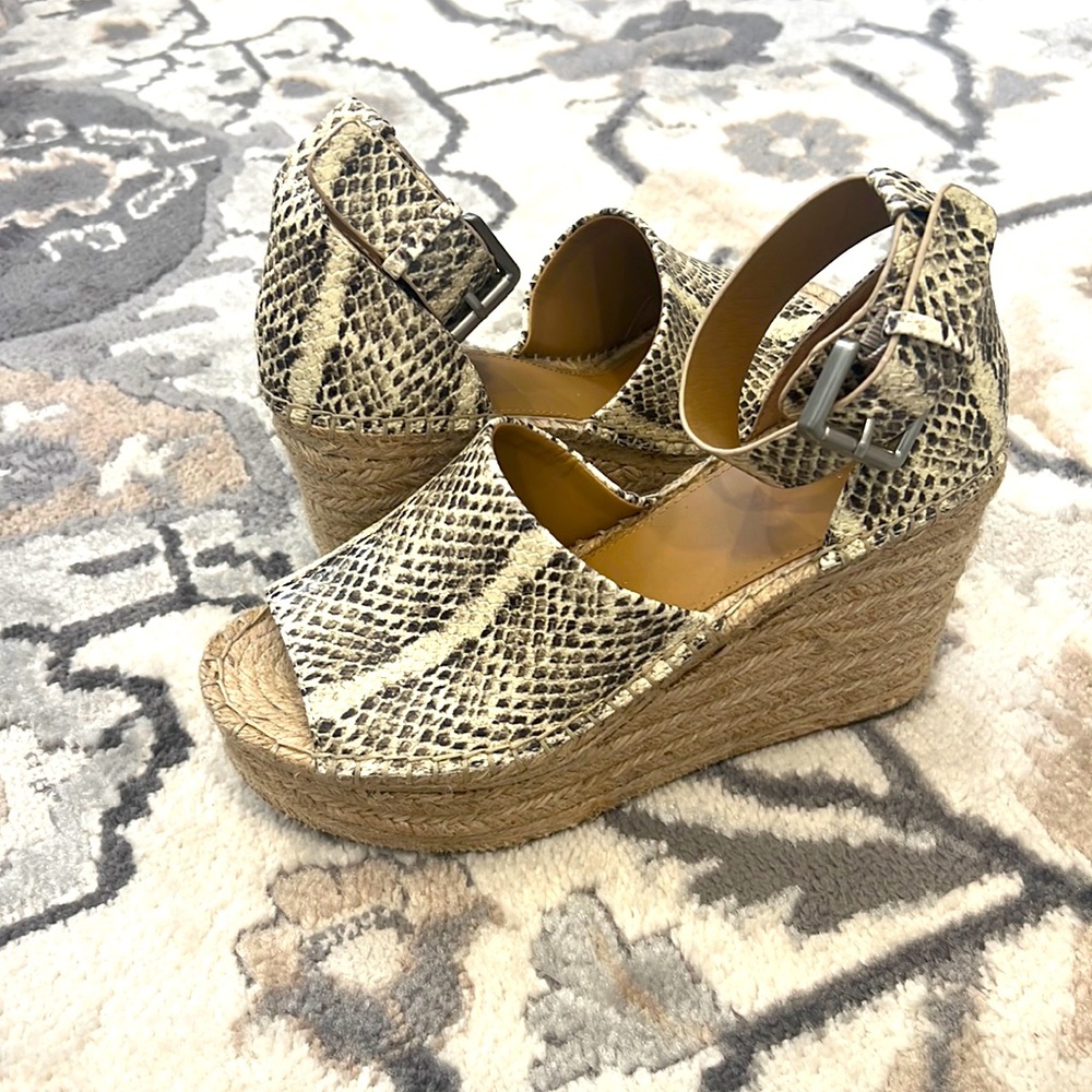 Marc Fisher Snake Espadrilles - 8M